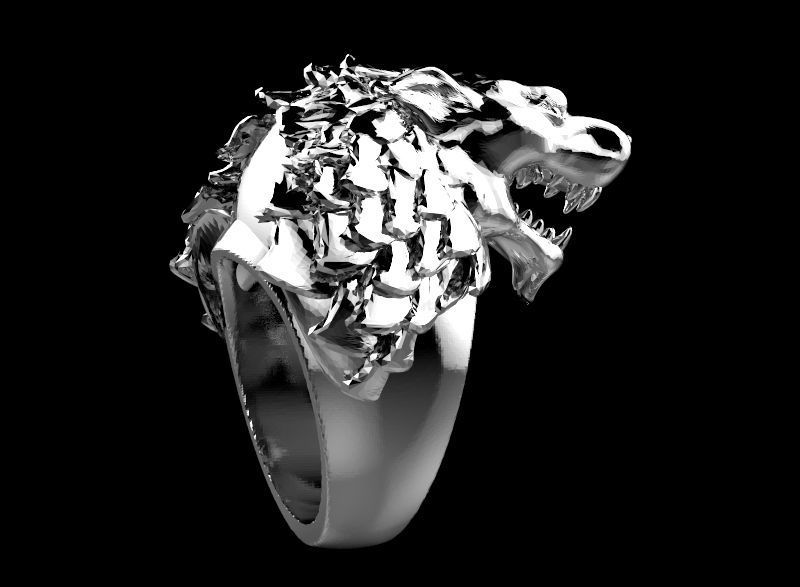 GoT Ring 3D print model_3