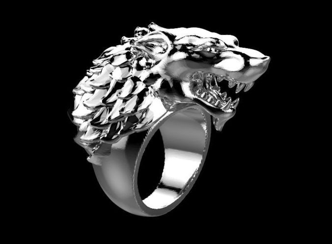 GoT Ring 3D print model