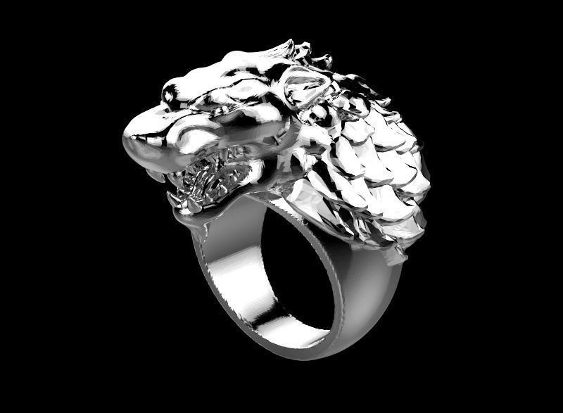 GoT Ring 3D print model_4