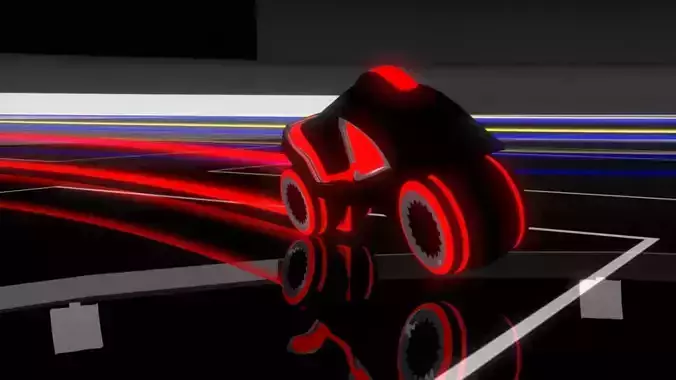 TRON RECREATED 3D model