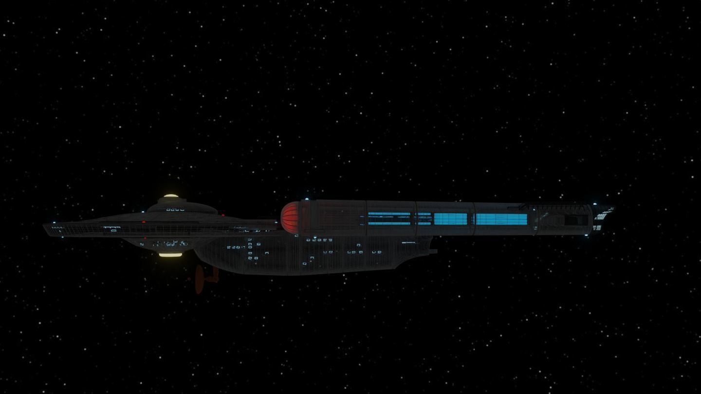 Columbus-Class Interstellar Explorer 3D model_4