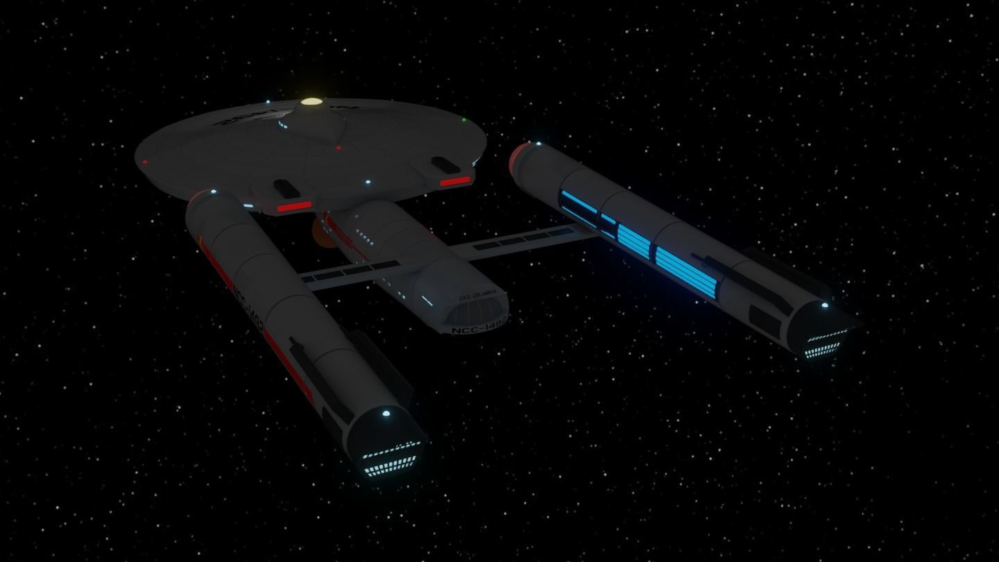 Columbus-Class Interstellar Explorer 3D model_6