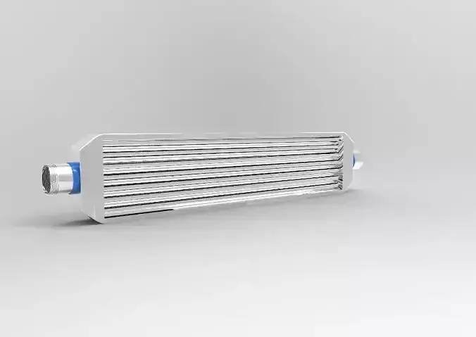 Intercooler Low-poly 3D model