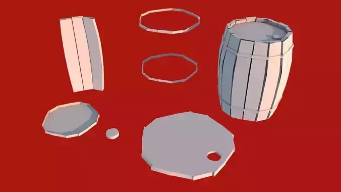 Bitiya set of different barrels