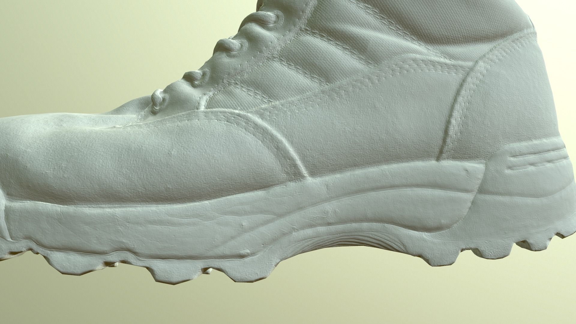 Military Boot Low-poly 3D model_17