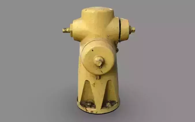 Yellow Fire Hydrant 2