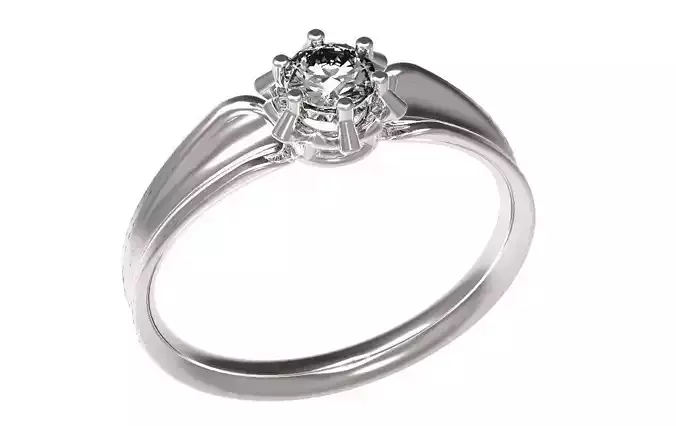 Gold rings with diamonds 24