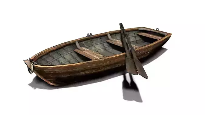 Boat and blade 3D model