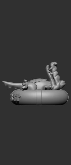 Alligator crocodile 3D print model_2