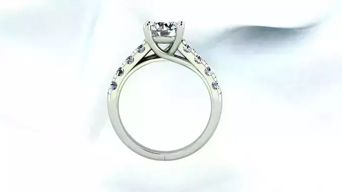 Uniq diamond ring so cute 3D print model