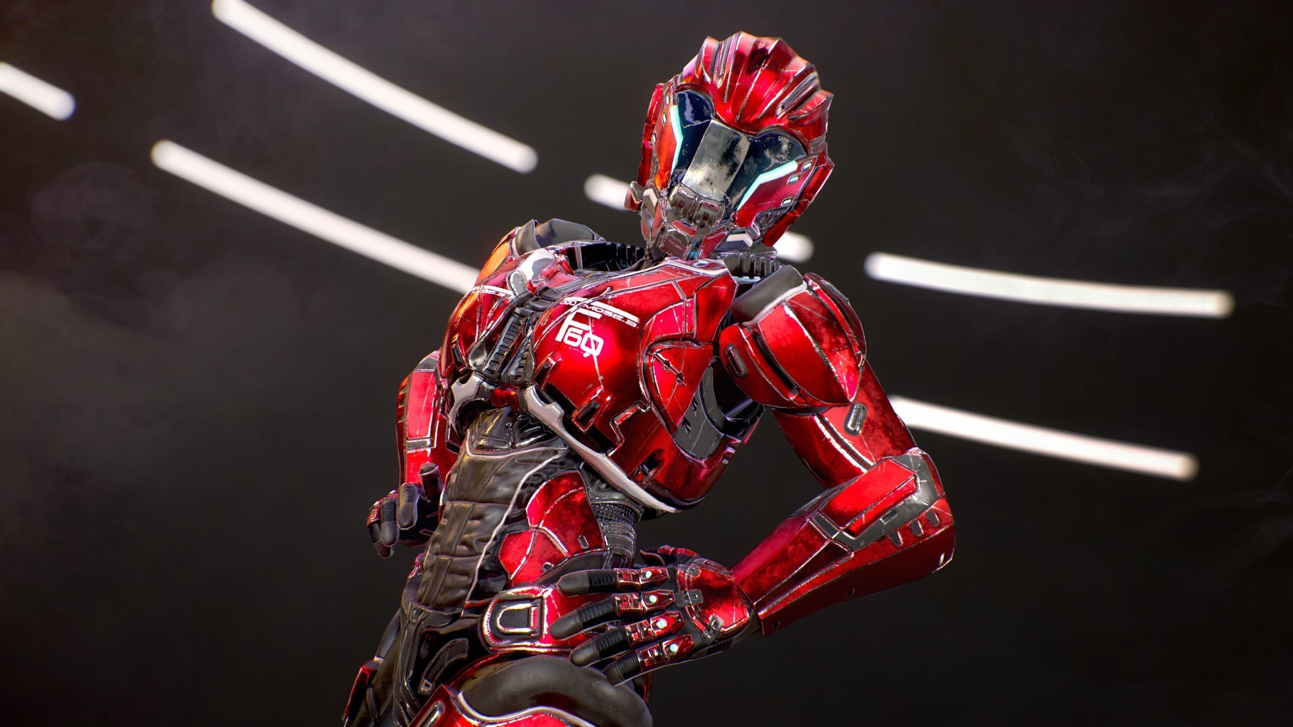 Sci-Fi Armor 5 Low-poly 3D model_14