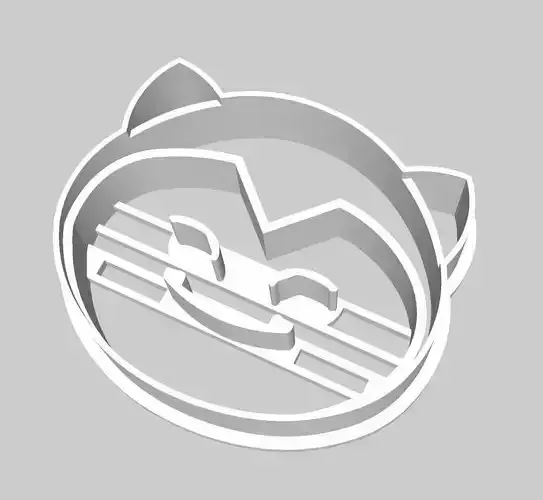 Snorlax Head 2 inches Cookie Cutter