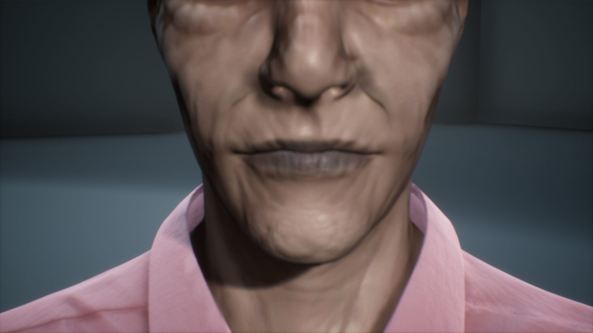civilian old man for unreal engine 4 Low-poly 3D model_7
