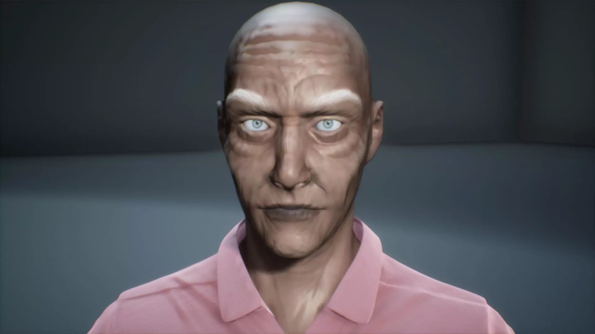 civilian old man for unreal engine 4 Low-poly 3D model_0