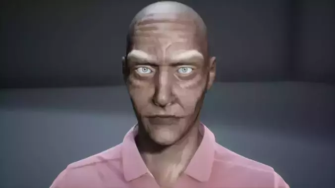 civilian old man for unreal engine 4