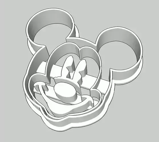 Mickey Mouse Cookie Cutter 2 inches