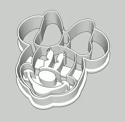 Minnie Mouse Cookie Cutter 2 inches