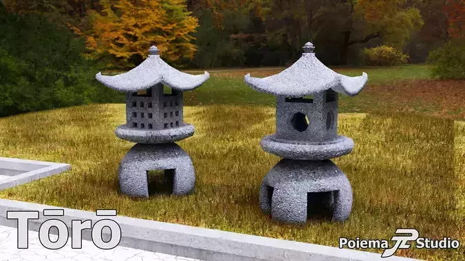 Toro Lamp  Low-poly 3D model