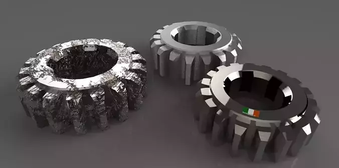 Mechanical Parts Free 3D model