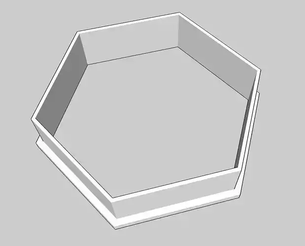 Hexagon 2 inches 3D print model