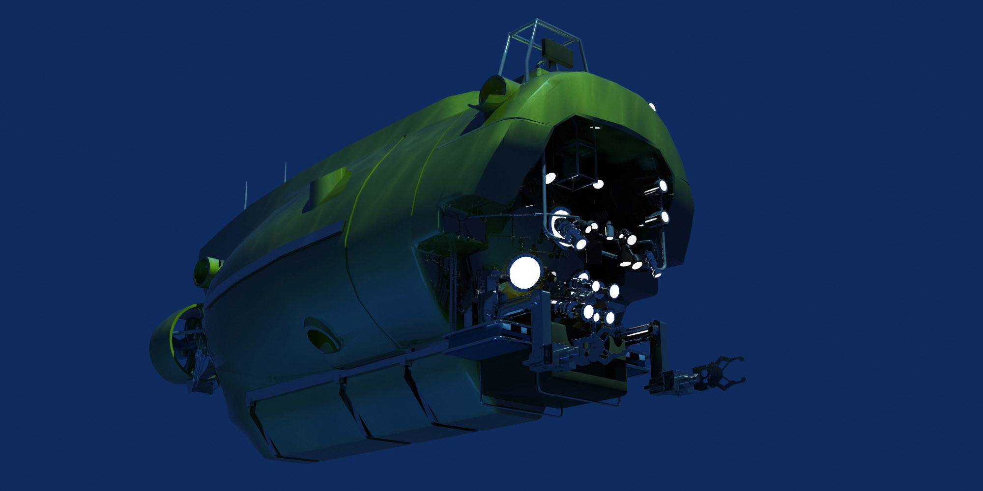 Nautile type french sub 3D model_12