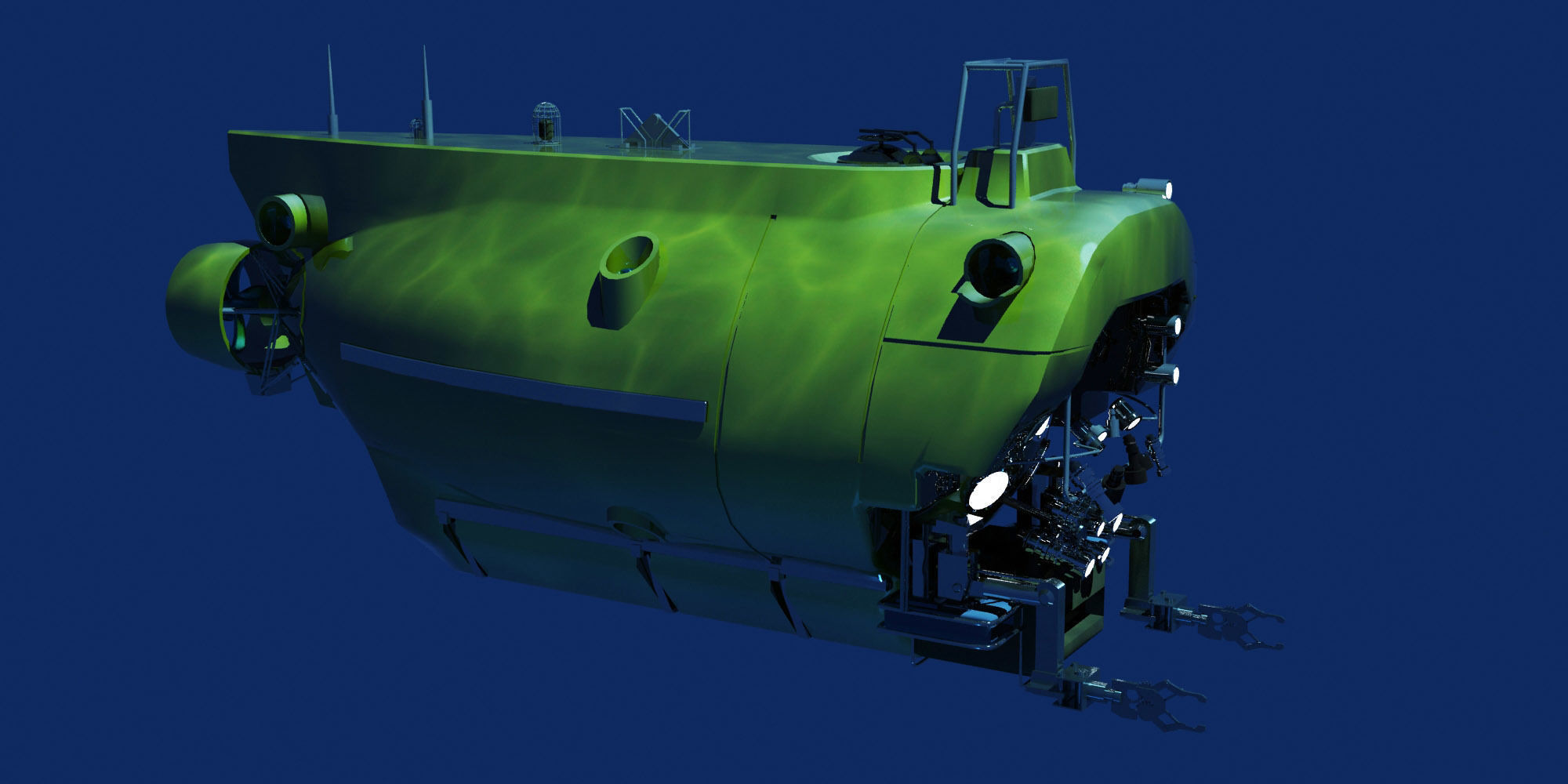 Nautile type french sub 3D model_11