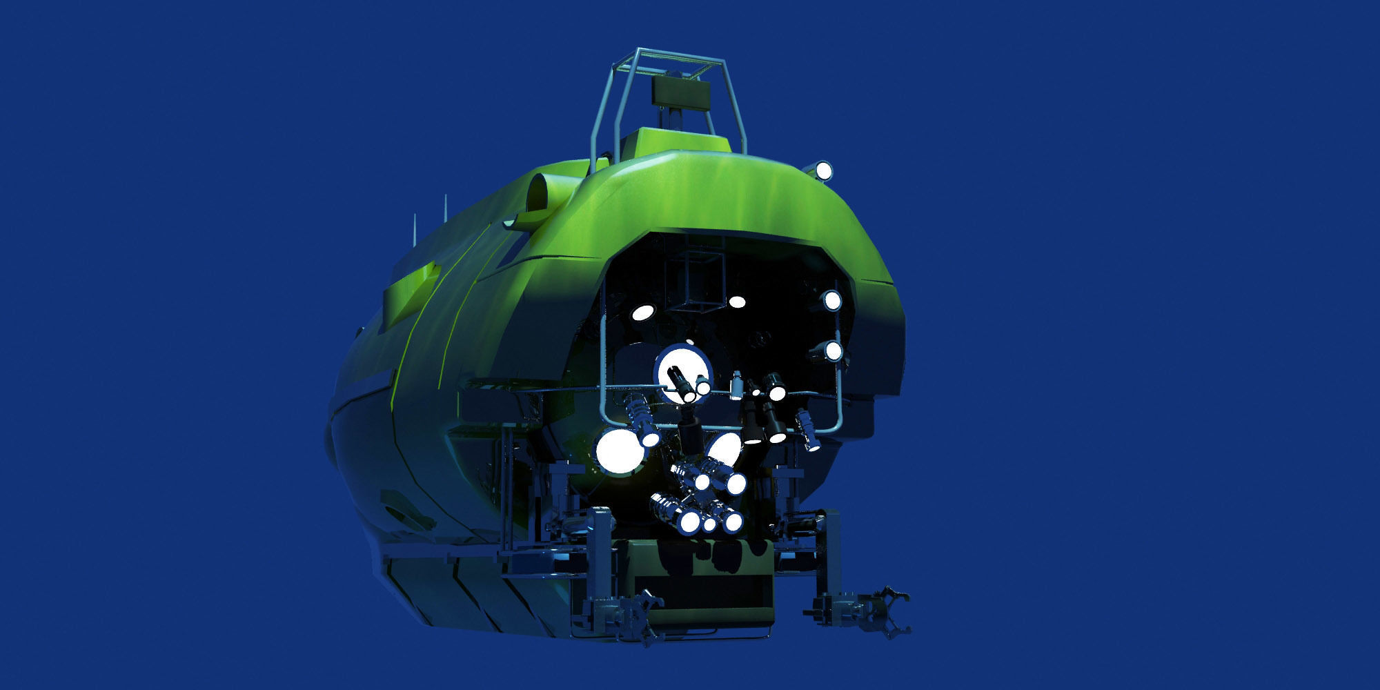 Nautile type french sub 3D model_15