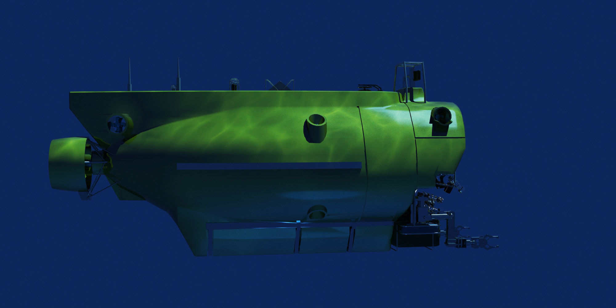 Nautile type french sub 3D model_14