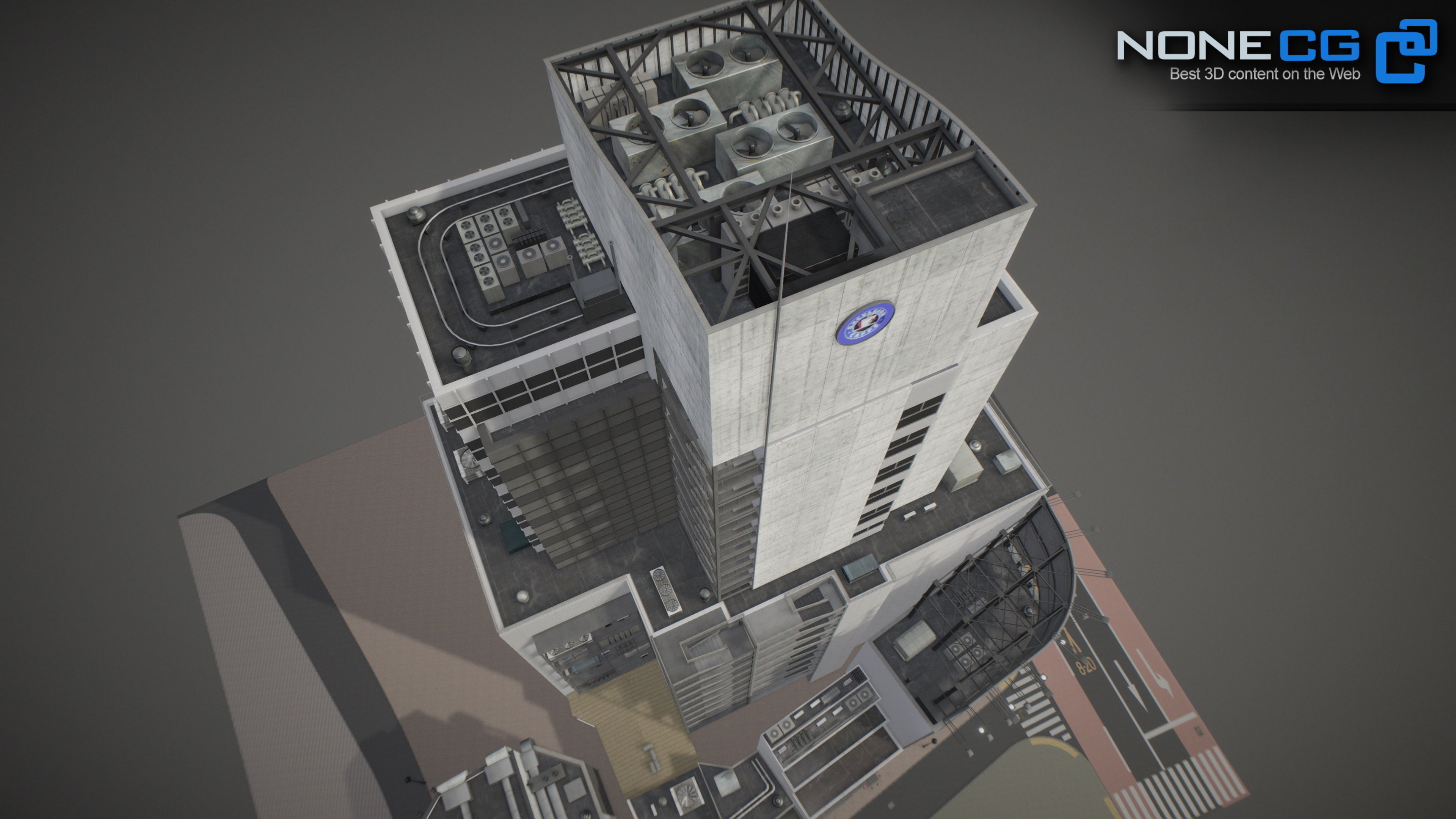Shibuya Block 01 Unity Low-poly 3D model_10