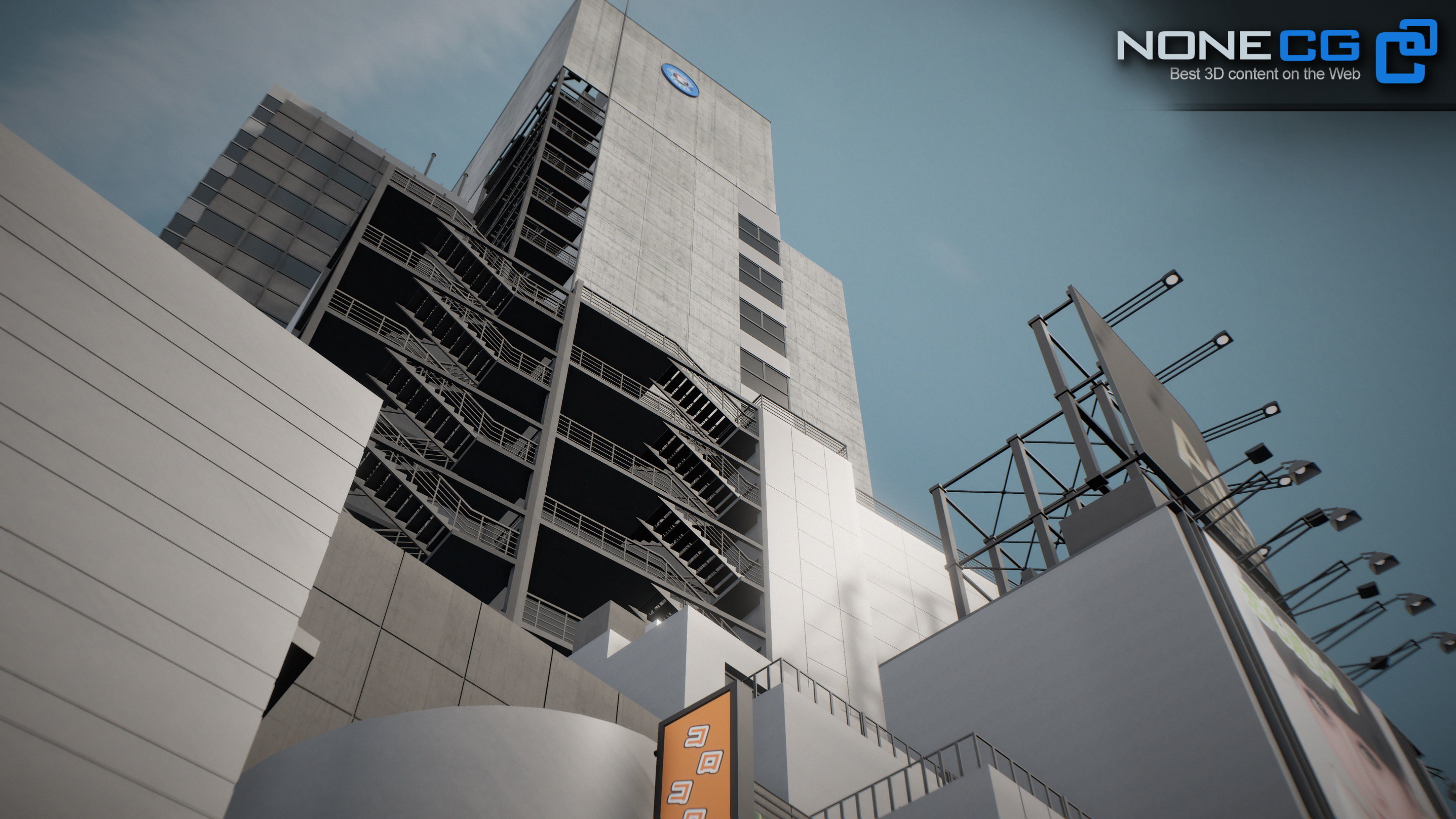 Shibuya Block 01 Unity Low-poly 3D model_20