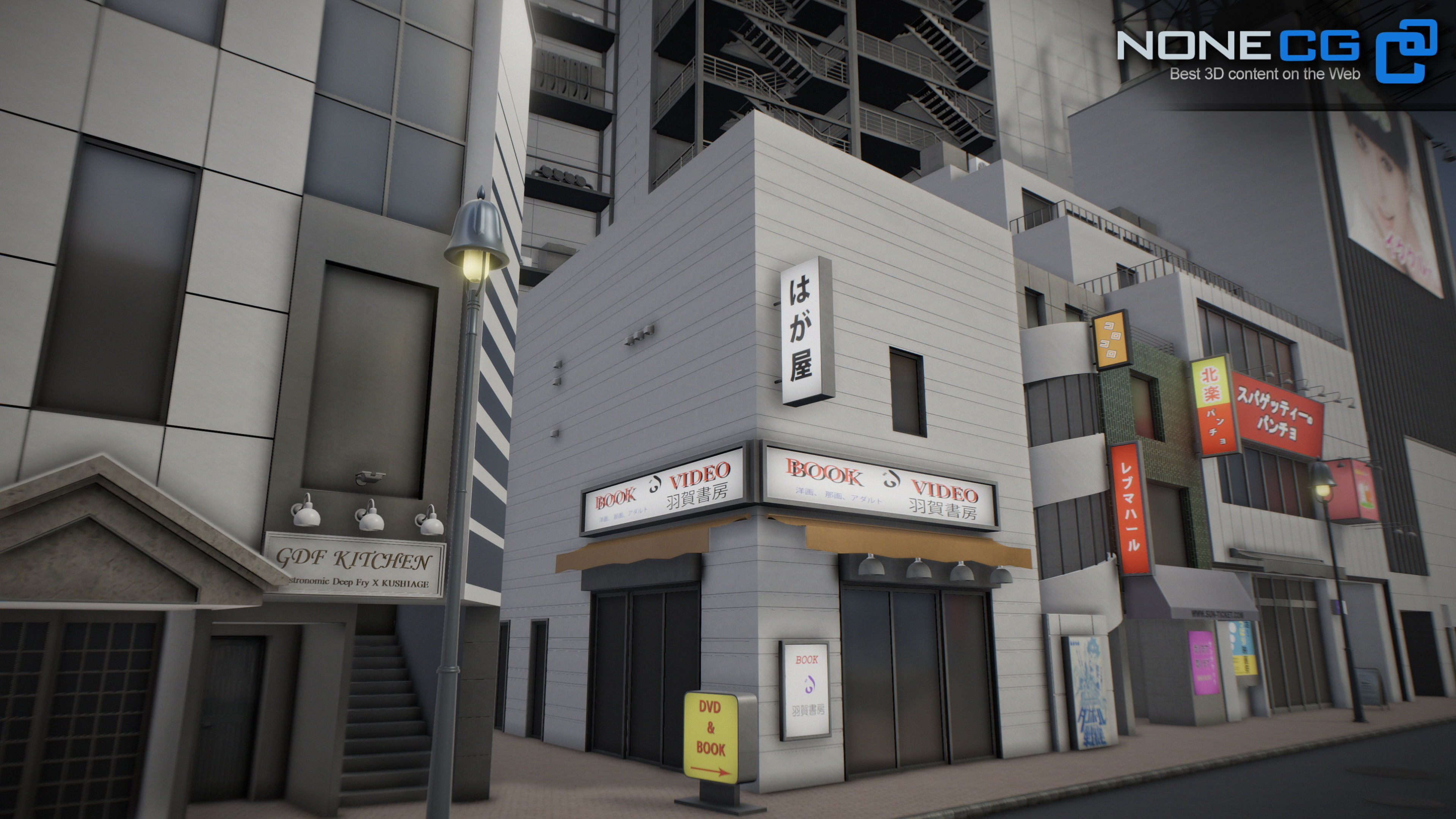 Shibuya Block 01 Unity Low-poly 3D model_21