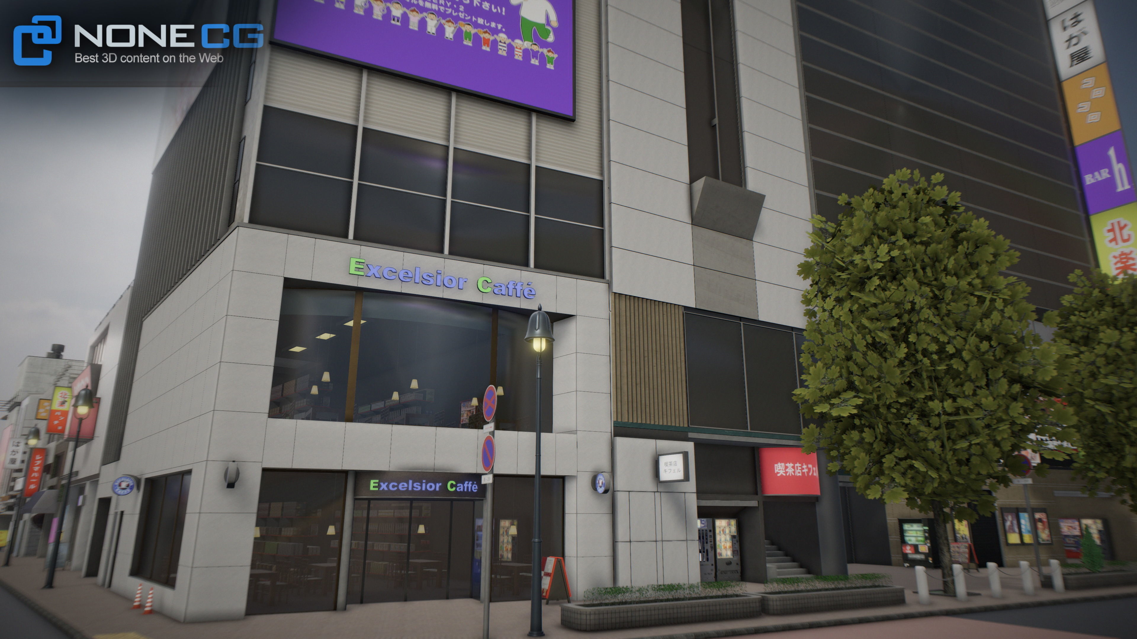 Shibuya Block 01 Unity Low-poly 3D model_31