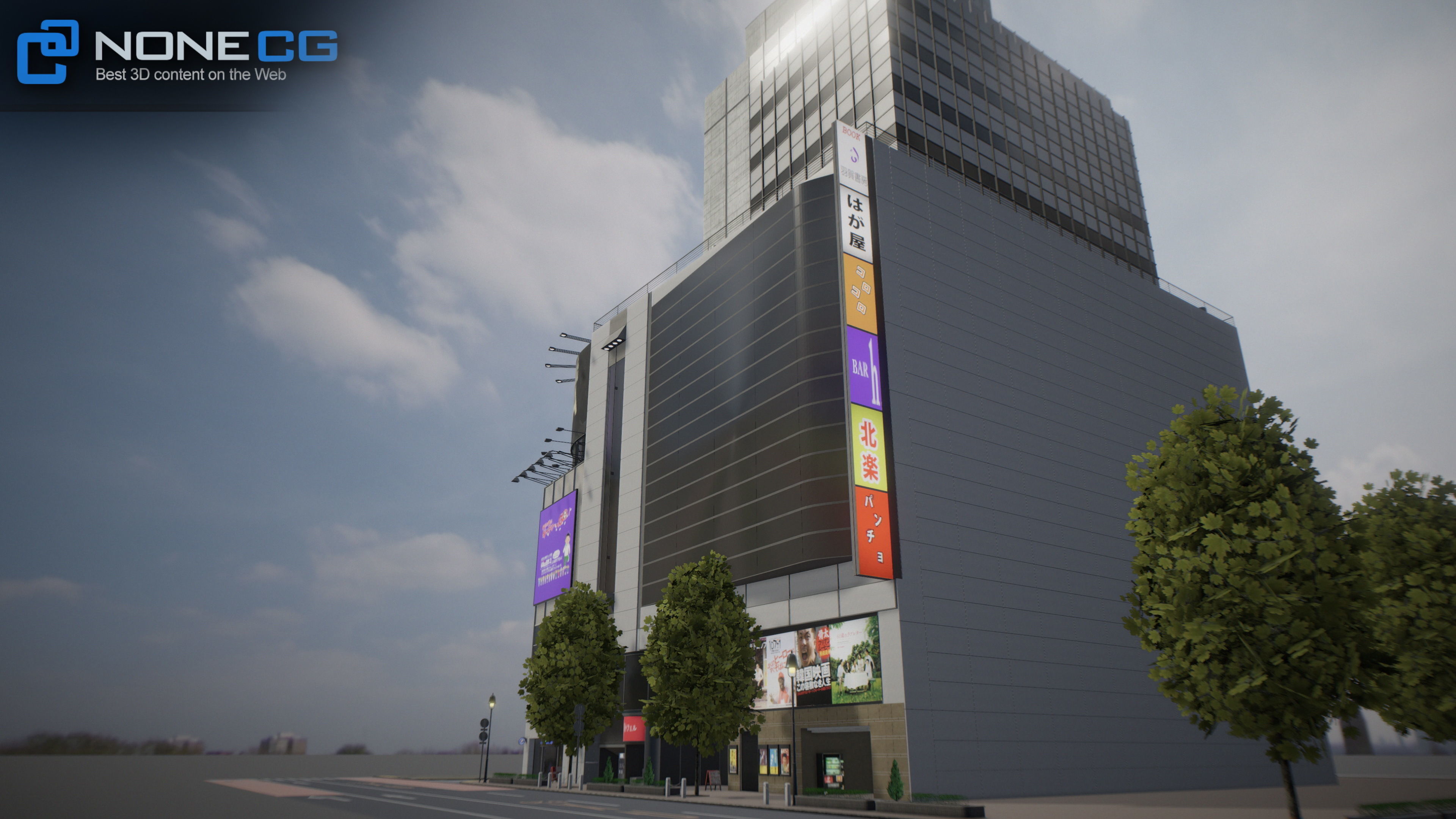 Shibuya Block 01 Unity Low-poly 3D model_36