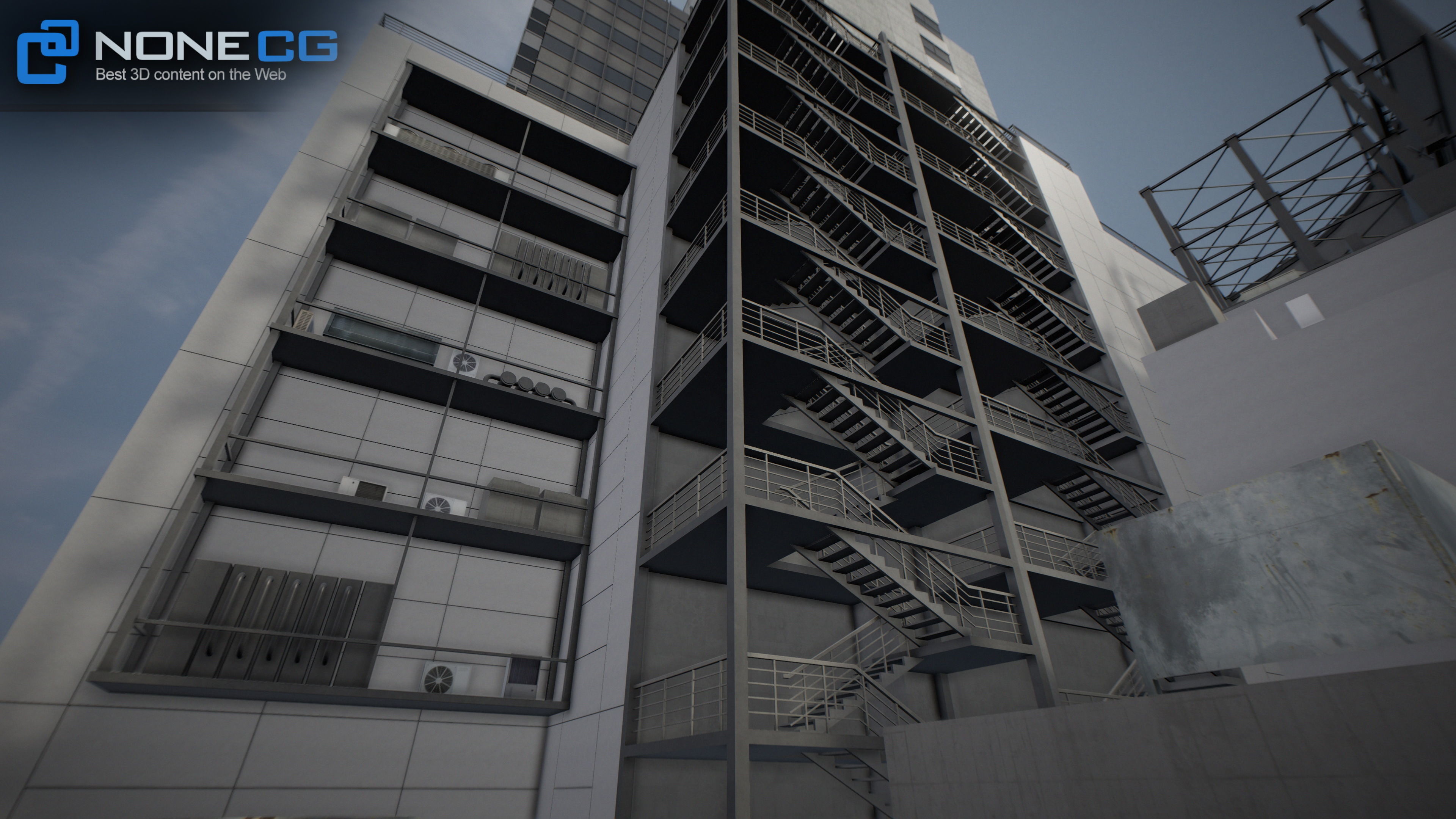 Shibuya Block 01 Unity Low-poly 3D model_12