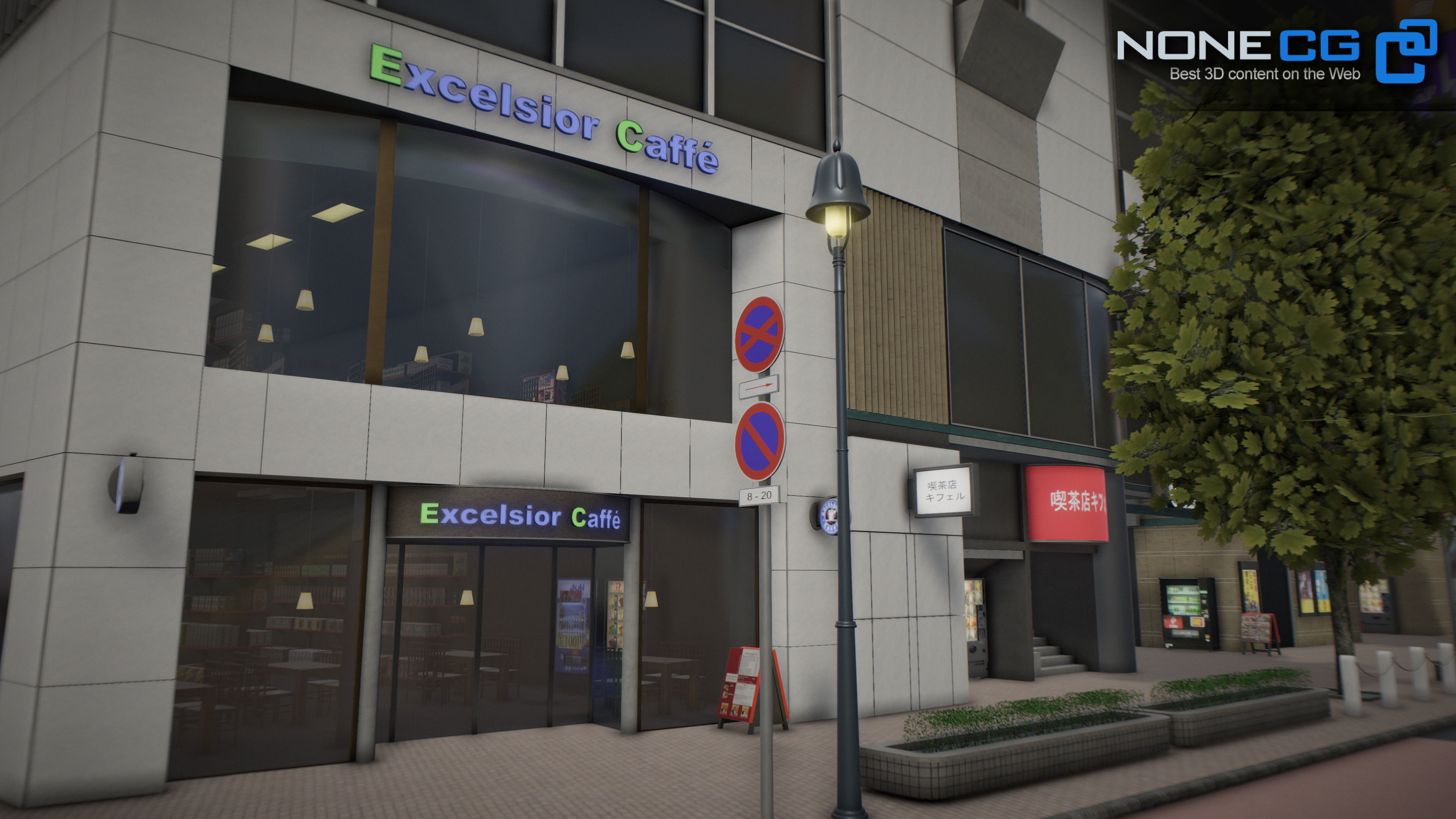 Shibuya Block 01 Unity Low-poly 3D model_32