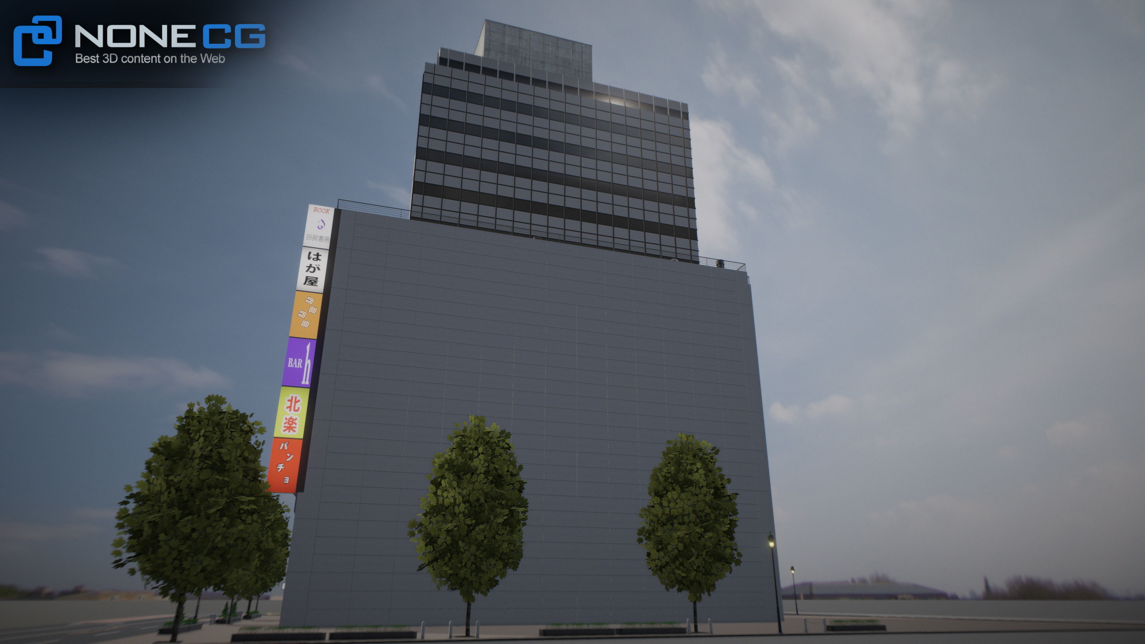 Shibuya Block 01 Unity Low-poly 3D model_34