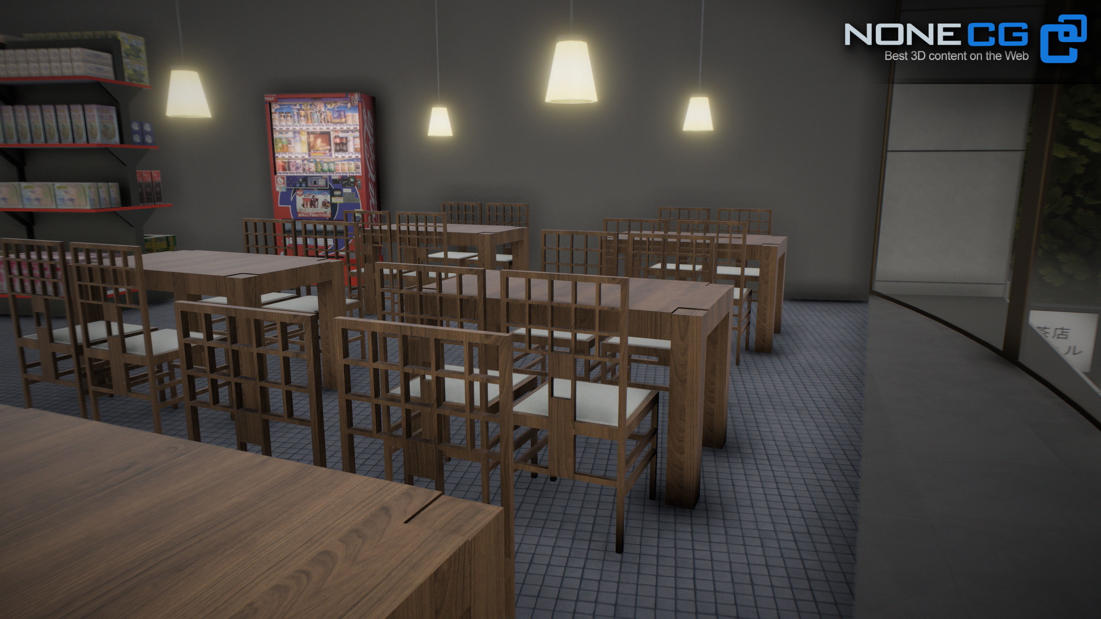 Shibuya Block 01 Unity Low-poly 3D model_24