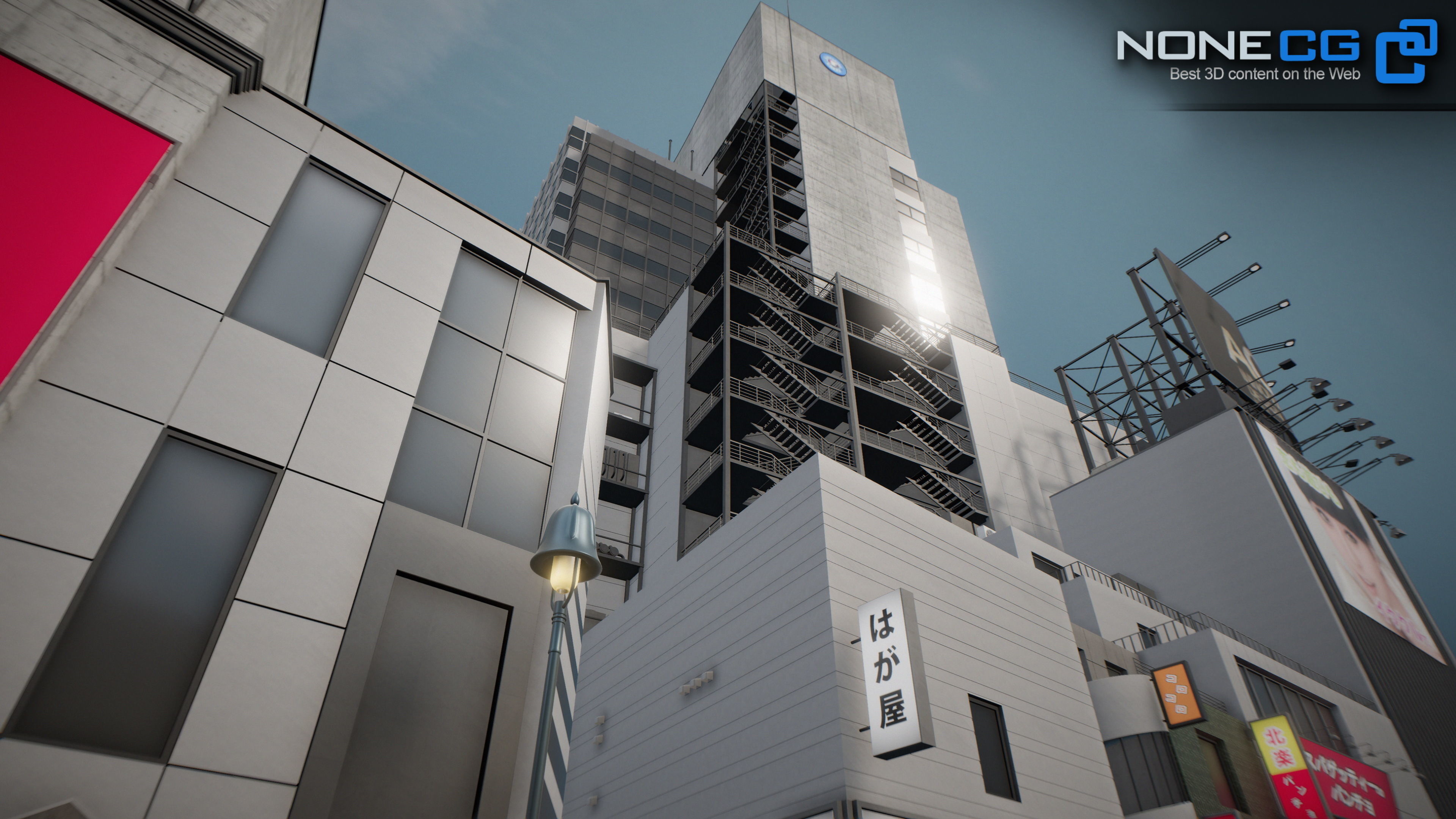 Shibuya Block 01 Unity Low-poly 3D model_11