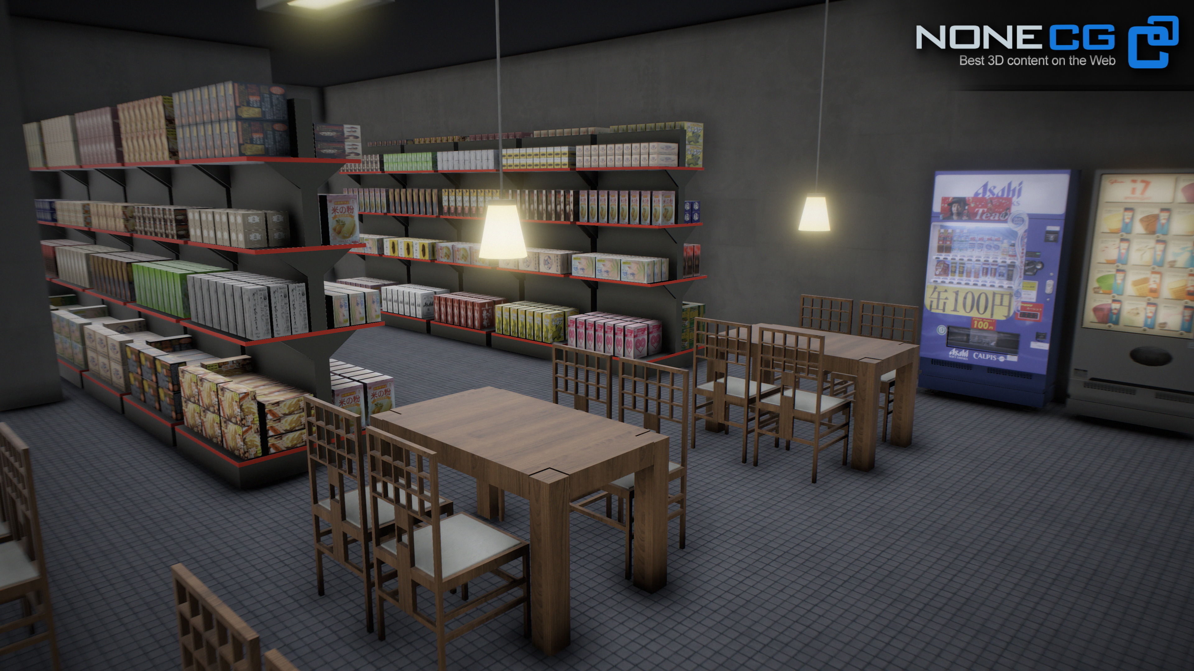 Shibuya Block 01 Unity Low-poly 3D model_26