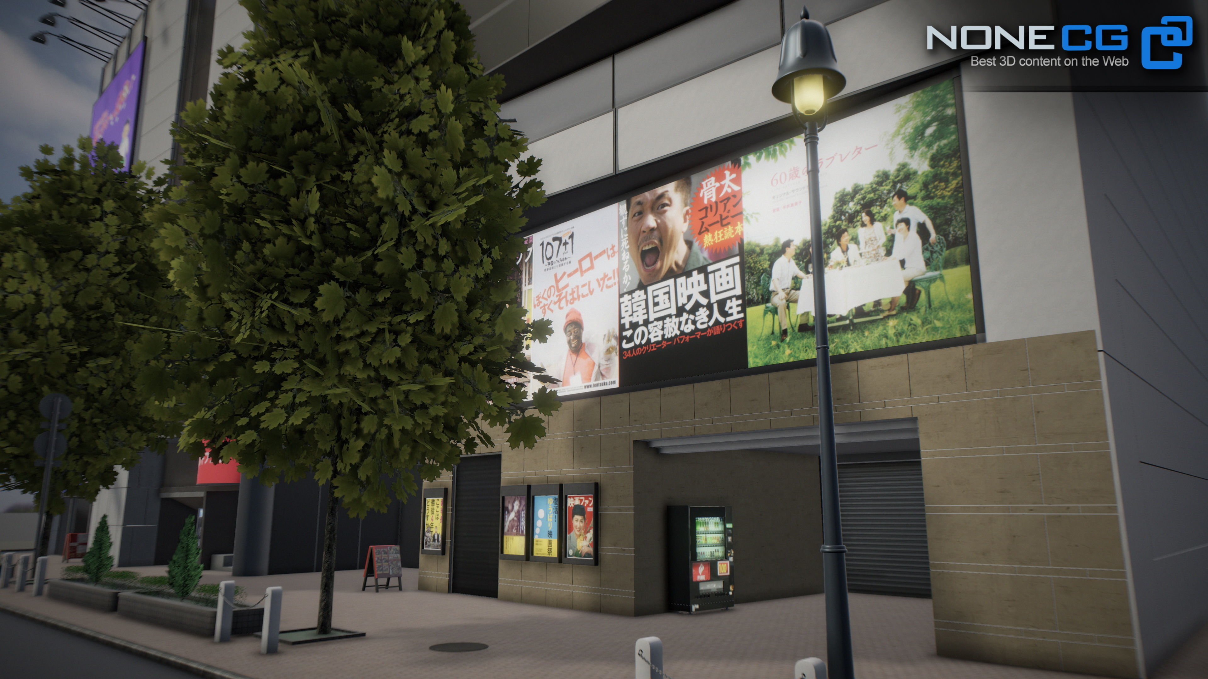 Shibuya Block 01 Unity Low-poly 3D model_30