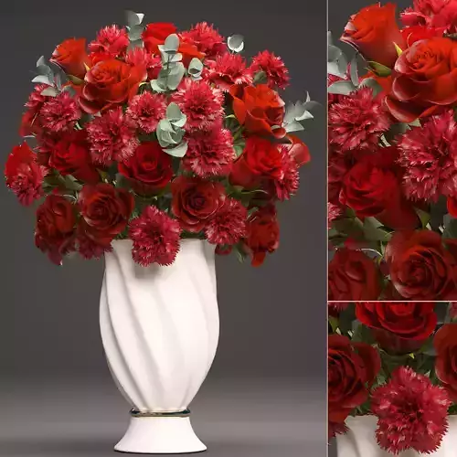 Bouquet of red roses