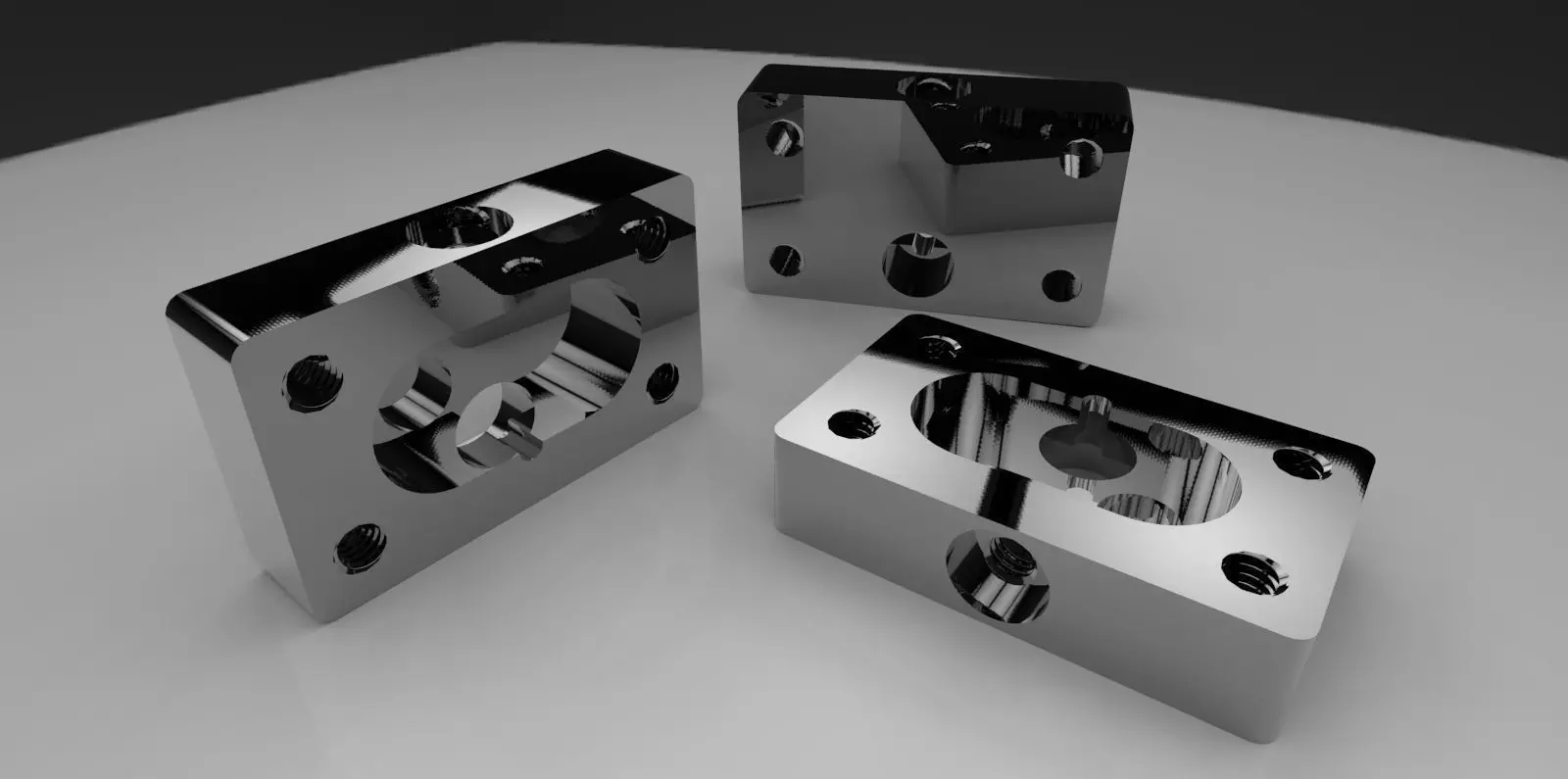Gear Pump Body Free 3D model