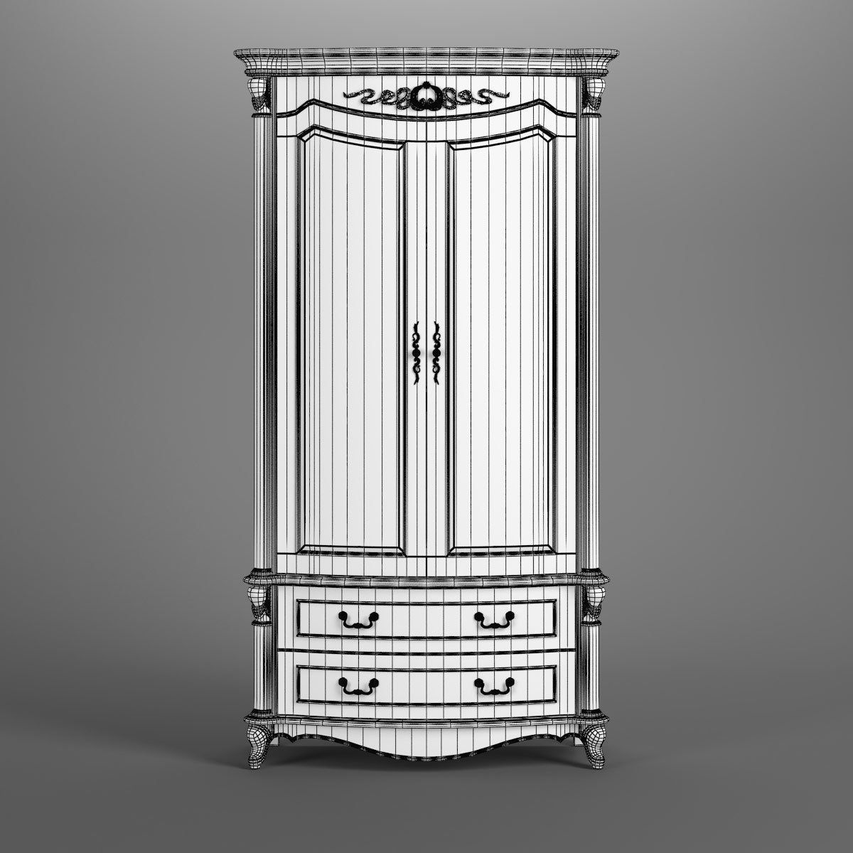 2517300 230 Carpenter Wine cabinet 2-D 3D model_4