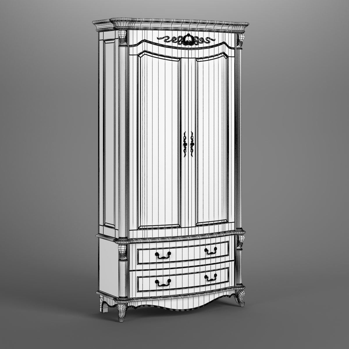 2517300 230 Carpenter Wine cabinet 2-D 3D model_7