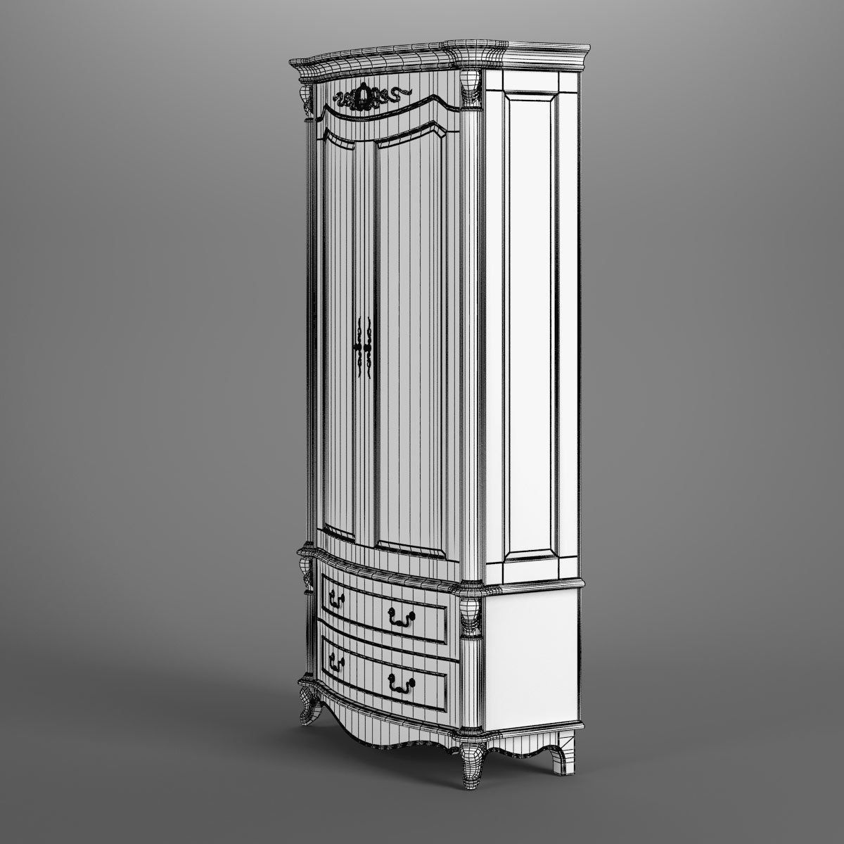 2517300 230 Carpenter Wine cabinet 2-D 3D model_6