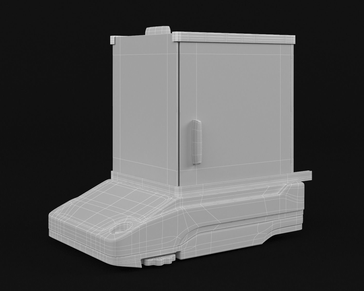 Analytical balance BSM- 220-4 3D model_4