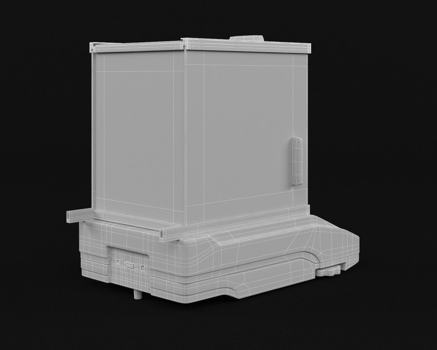 Analytical balance BSM- 220-4 3D model_5