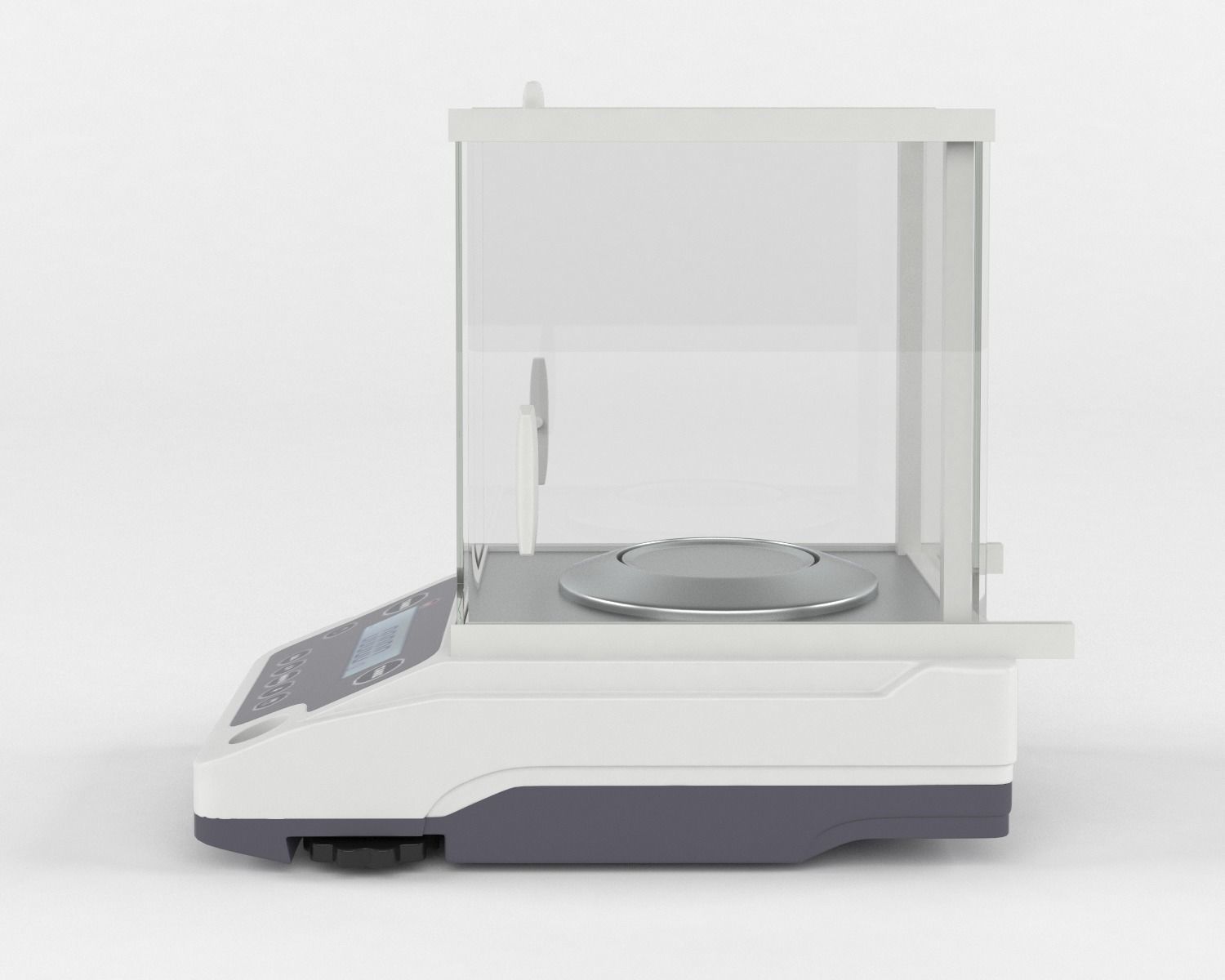 Analytical balance BSM- 220-4 3D model_1