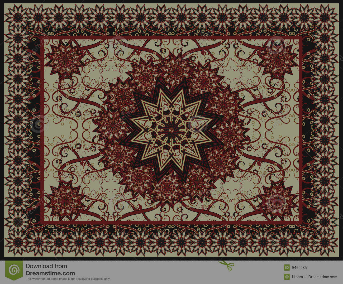 traditional arabic desert safari camp  3D model_19