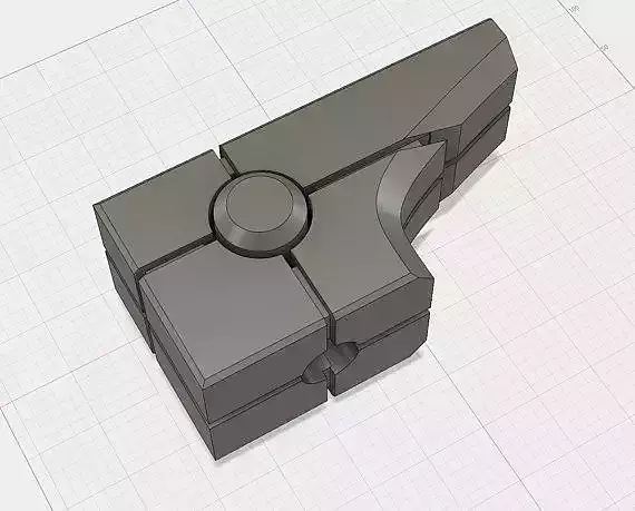 Ronan Hammer 3D model  Guardians of the Galaxy STL 3D print model